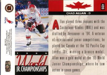 1994-95 Upper Deck - Electric Ice #499 Chad Allan Back