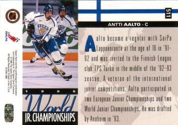 1994-95 Upper Deck - Electric Ice #511 Antti Aalto Back