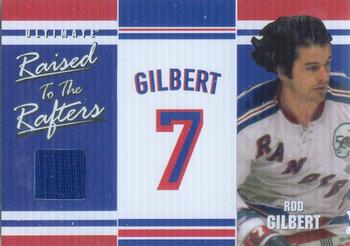 2003-04 Be a Player Ultimate Memorabilia - Raised to the Rafters #9 Rod Gilbert Front