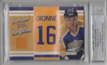 2003-04 Be a Player Ultimate Memorabilia - Raised to the Rafters #18 Marcel Dionne Front