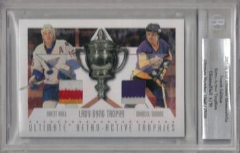 2003-04 Be a Player Ultimate Memorabilia - Retro-Active Trophies #NNO Marcel Dionne / Brett Hull Front
