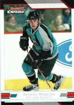 2003-04 Bowman Draft Picks and Prospects - Chrome Refractors #8 Patrick Marleau Front