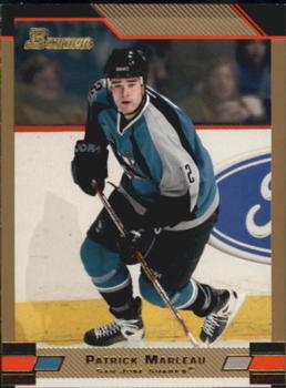2003-04 Bowman Draft Picks and Prospects - Gold #8 Patrick Marleau Front