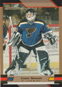 2003-04 Bowman Draft Picks and Prospects - Gold #53 Chris Osgood Front