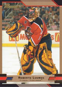 2003-04 Bowman Draft Picks and Prospects - Gold #60 Roberto Luongo Front