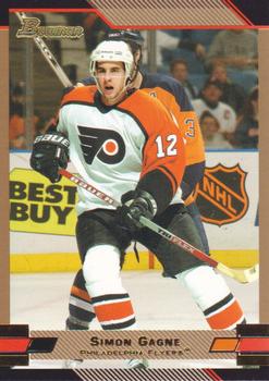 2003-04 Bowman Draft Picks and Prospects - Gold #77 Simon Gagne Front