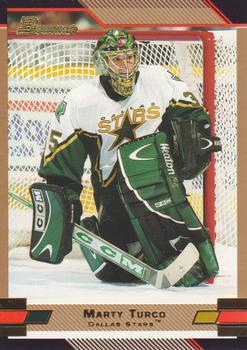 2003-04 Bowman Draft Picks and Prospects - Gold #90 Marty Turco Front