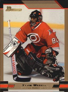 2003-04 Bowman Draft Picks and Prospects - Gold #103 Kevin Weekes Front