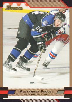 2003-04 Bowman Draft Picks and Prospects - Gold #107 Alexander Frolov Front