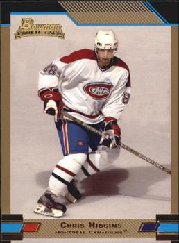 2003-04 Bowman Draft Picks and Prospects - Gold #128 Chris Higgins Front