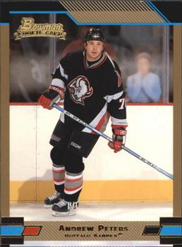 2003-04 Bowman Draft Picks and Prospects - Gold #133 Andrew Peters Front