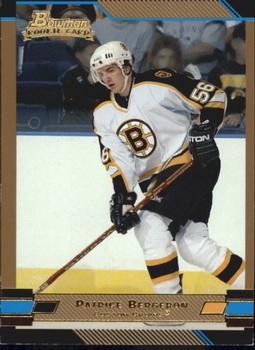 2003-04 Bowman Draft Picks and Prospects - Gold #151 Patrice Bergeron Front
