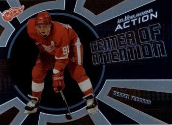 2003-04 In The Game Action - Center of Attention #CA-7 Sergei Fedorov Front