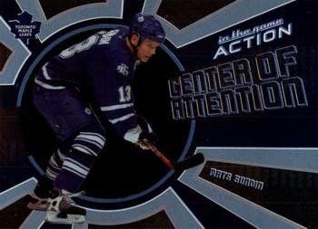 2003-04 In The Game Action - Center of Attention #CA-10 Mats Sundin Front