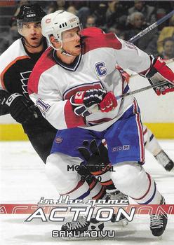 2003-04 In The Game Action - Collector's International Montreal Fall 2003 #391 Saku Koivu Front