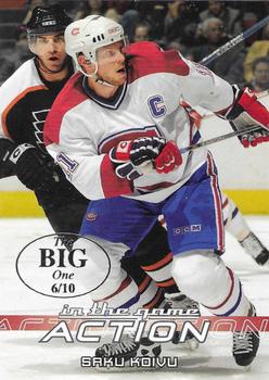 2003-04 In The Game Action - Edmonton the Big One #391 Saku Koivu Front