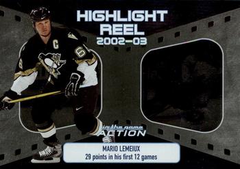 2003-04 In The Game Action - Highlight Reel #HR-4 Mario Lemieux Front