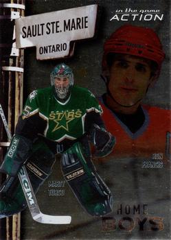 2003-04 In The Game Action - Homeboys #HB-2 Ron Francis / Marty Turco Front