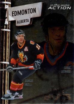 2003-04 In The Game Action - Homeboys #HB-5 Mark Messier / Jarome Iginla Front