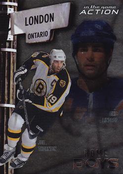 2003-04 In The Game Action - Homeboys #HB-7 Eric Lindros / Joe Thornton Front