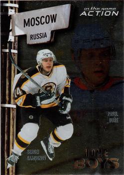 2003-04 In The Game Action - Homeboys #HB-14 Pavel Bure / Sergei Samsonov Front