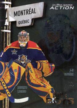 2003-04 In The Game Action - Homeboys #HB-13 Jean-Sebastien Giguere / Roberto Luongo Front