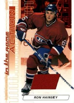 2003-04 In The Game Action - Jerseys #M-28 Ron Hainsey Front