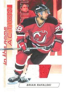 2003-04 In The Game Action - Jerseys #M-67 Brian Rafalski Front