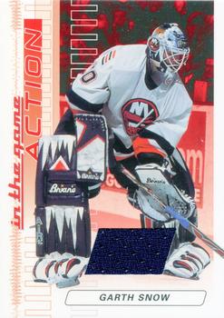 2003-04 In The Game Action - Jerseys #M-80 Garth Snow Front