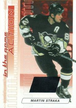 2003-04 In The Game Action - Jerseys #M-82 Martin Straka Front