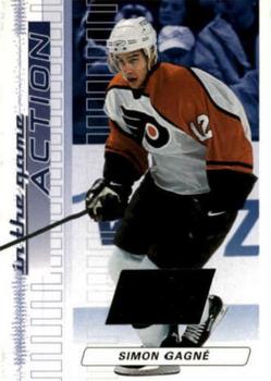 2003-04 In The Game Action - Jerseys #M-105 Simon Gagne Front