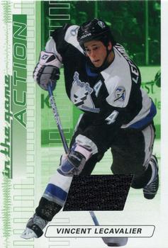 2003-04 In The Game Action - Jerseys #M-136 Vincent Lecavalier Front