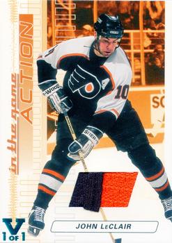 2003-04 In The Game Action - Jerseys #M-163 John LeClair Front