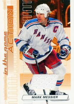 2003-04 In The Game Action - Jerseys #M-168 Mark Messier Front