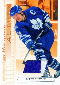 2003-04 In The Game Action - Jerseys #M-178 Mats Sundin Front