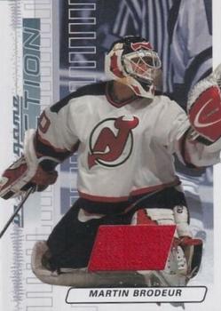 2003-04 In The Game Action - Jerseys #M-181 Martin Brodeur Front