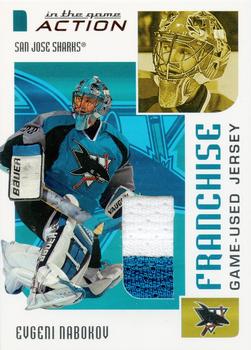 2003-04 In The Game Action - Jerseys #M-266 Evgeni Nabokov Front