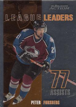 2003-04 In The Game Action - League Leaders #LL-4 Peter Forsberg Front