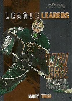 2003-04 In The Game Action - League Leaders #LL-5 Marty Turco Front