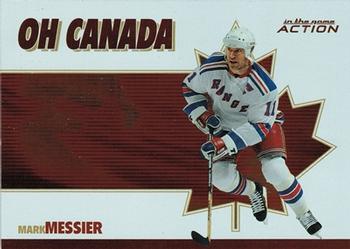 2003-04 In The Game Action - Oh Canada #OC-7 Mark Messier Front