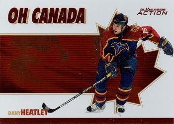 2003-04 In The Game Action - Oh Canada #OC-10 Dany Heatley Front