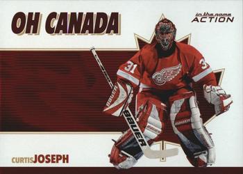 2003-04 In The Game Action - Oh Canada #OC-11 Curtis Joseph Front
