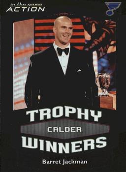 2003-04 In The Game Action - Trophy Winners #TW-4 Barret Jackman Front