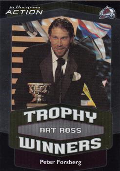 2003-04 In The Game Action - Trophy Winners #TW-6 Peter Forsberg Front