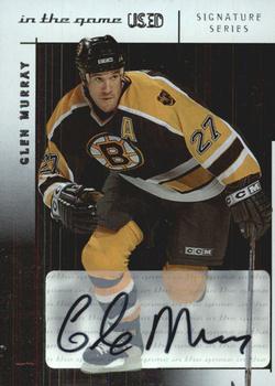 2003-04 In The Game Used Signature Series - Autographs #A-GM Glen Murray Front