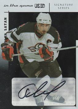 2003-04 In The Game Used Signature Series - Autographs #A-MSA Miroslav Satan Front