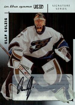 2003-04 In The Game Used Signature Series - Autographs #A-OK Olaf Kolzig Front