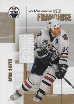 2003-04 In The Game Used Signature Series - Franchise Gold #F-12 Ryan Smyth Front