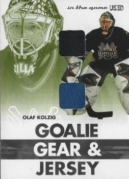 2003-04 In The Game Used Signature Series - Goalie Gear #GG-11 Olaf Kolzig Front
