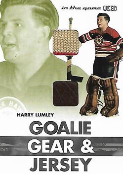 2003-04 In The Game Used Signature Series - Goalie Gear #GG-35 Harry Lumley Front